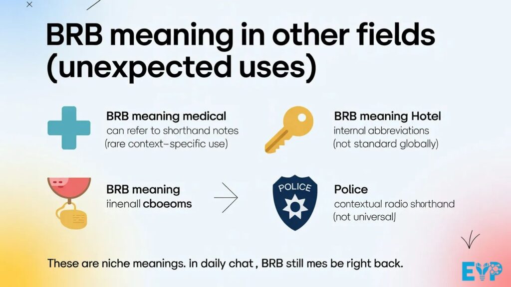 BRB Meaning in Other Fields Unexpected Uses