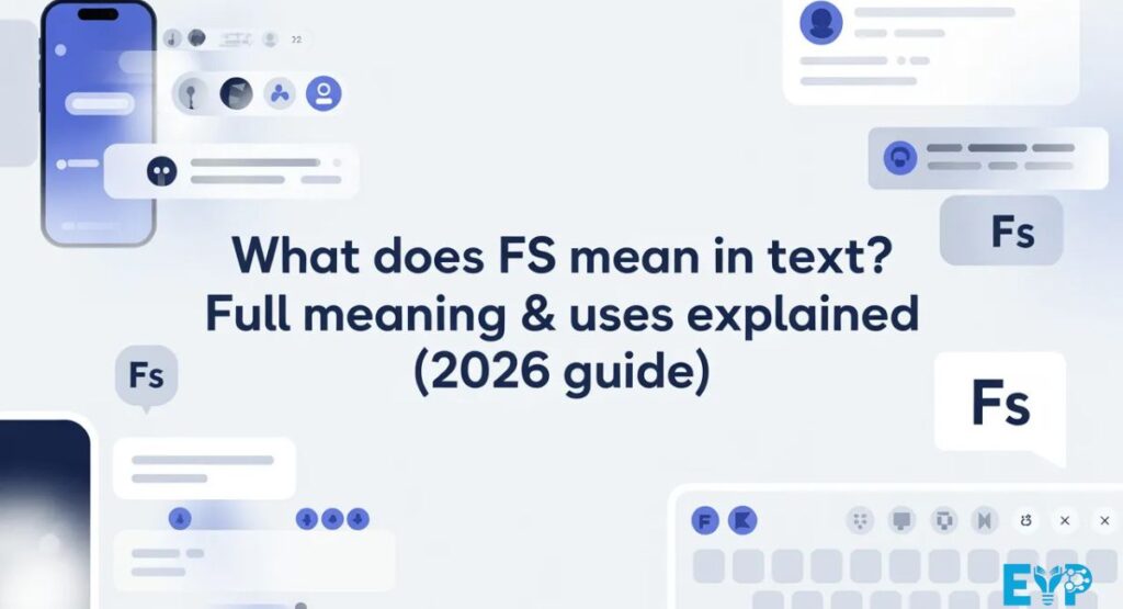 FS Mean in Text Full Meaning & Uses Explained (2026 Guide)