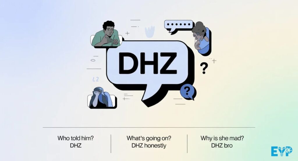 When and How DHZ Is Actually Used in Conversations