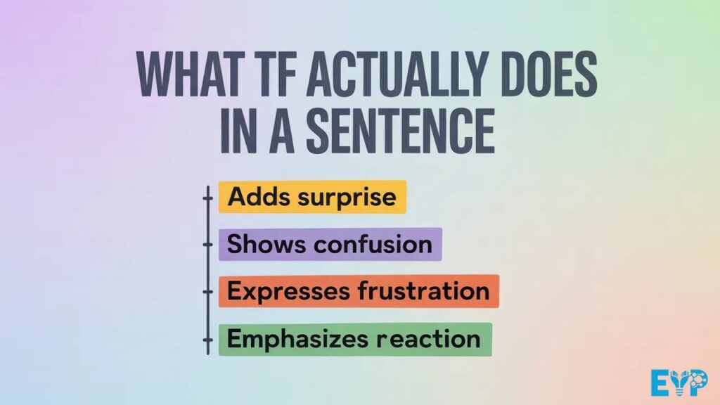 Why People Use TF in Texting