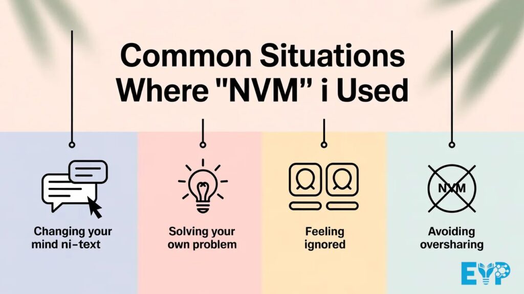 Common Situations Where NVM Is Used 1