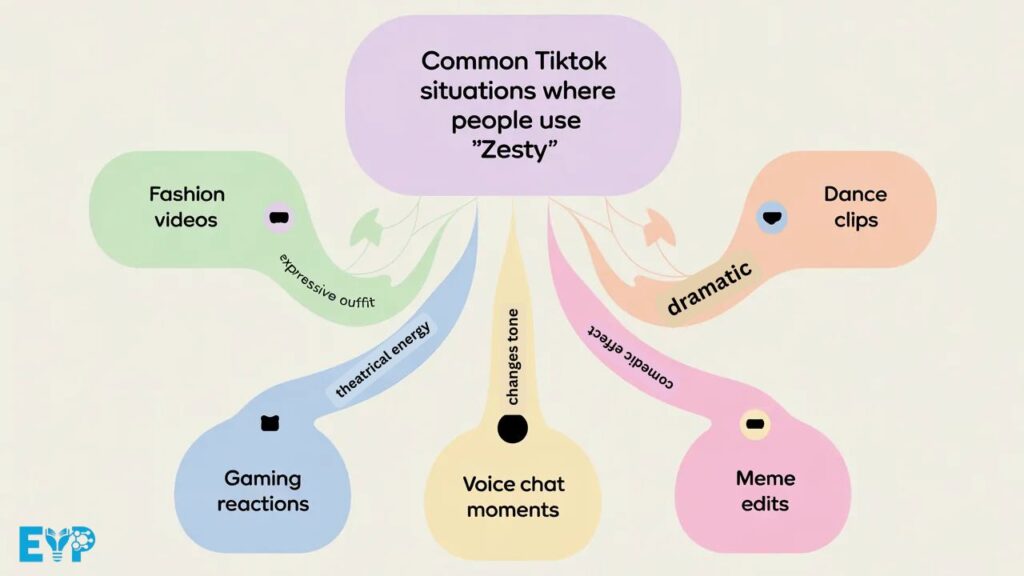 Common TikTok Situations Where People Use Zesty