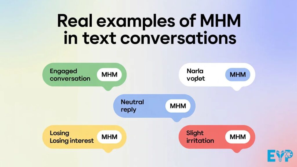 Real Examples of MHM in Text Conversations