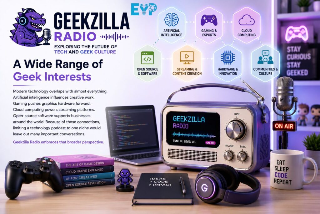 A Wide Range of Geek Interests