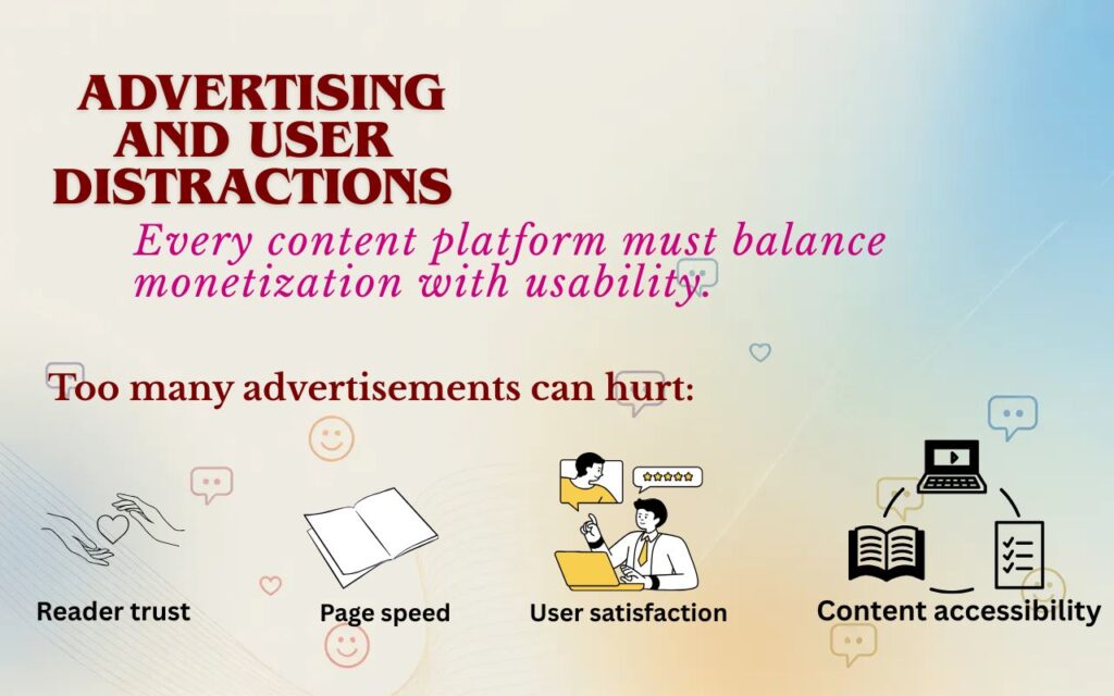 Advertising and User Distractions