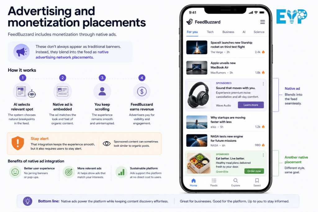 Advertising and monetization placement