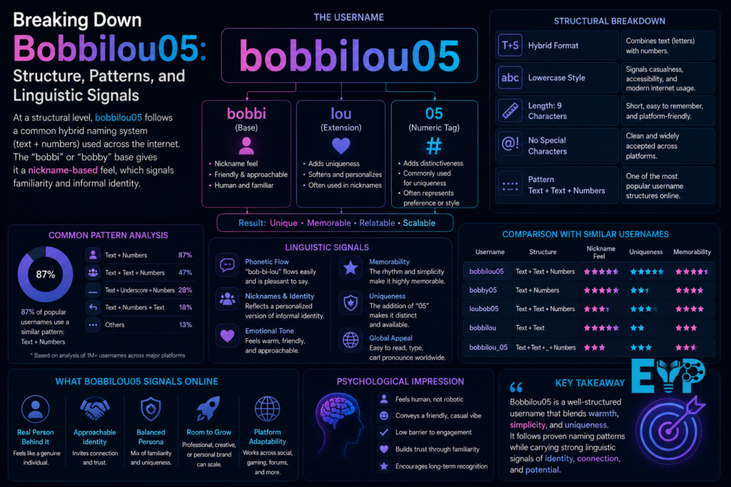 Breaking Down Bobbilou05 Structure Patterns and Linguistic Signal