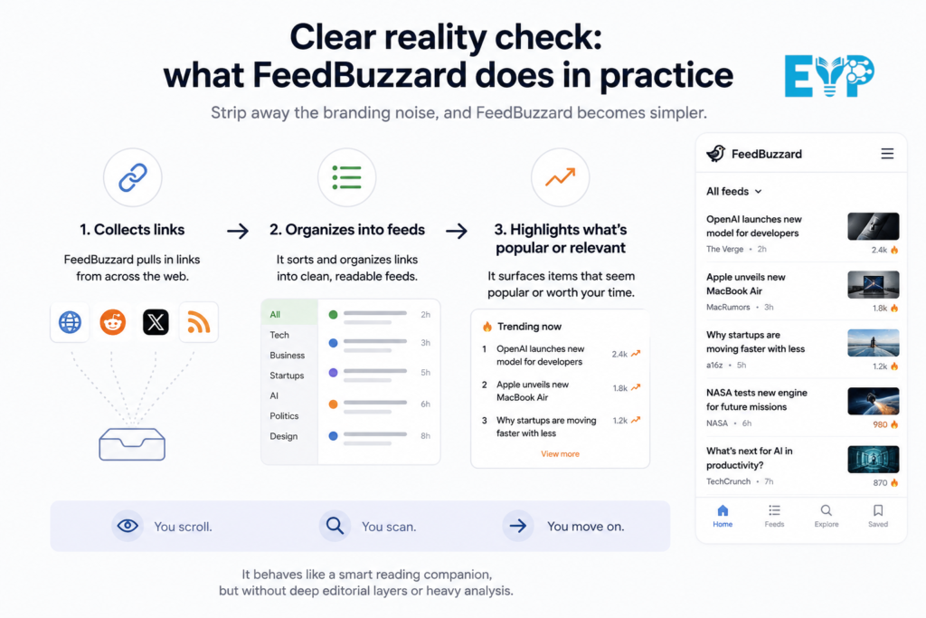 Clear reality check what FeedBuzzard does in practice