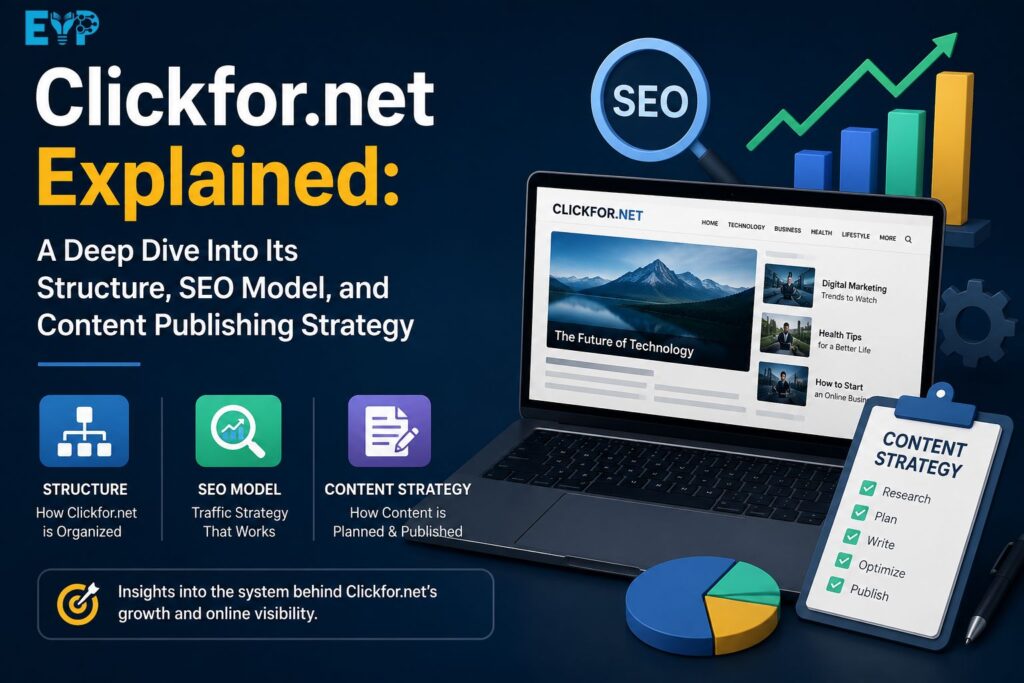 Clickfor.net Explained A Deep Dive Into Its Structure, SEO Model, and Content Publishing Strategy