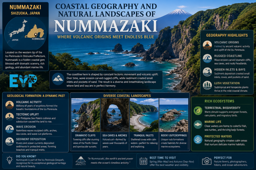 Coastal Geography and Natural Landscapes of Nummazaki