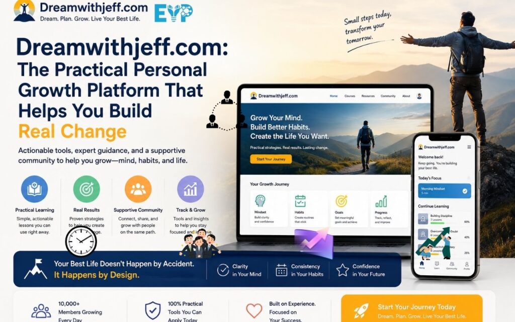 Dreamwithjeff.com The Practical Personal Growth Platform That Helps You Build Real Change