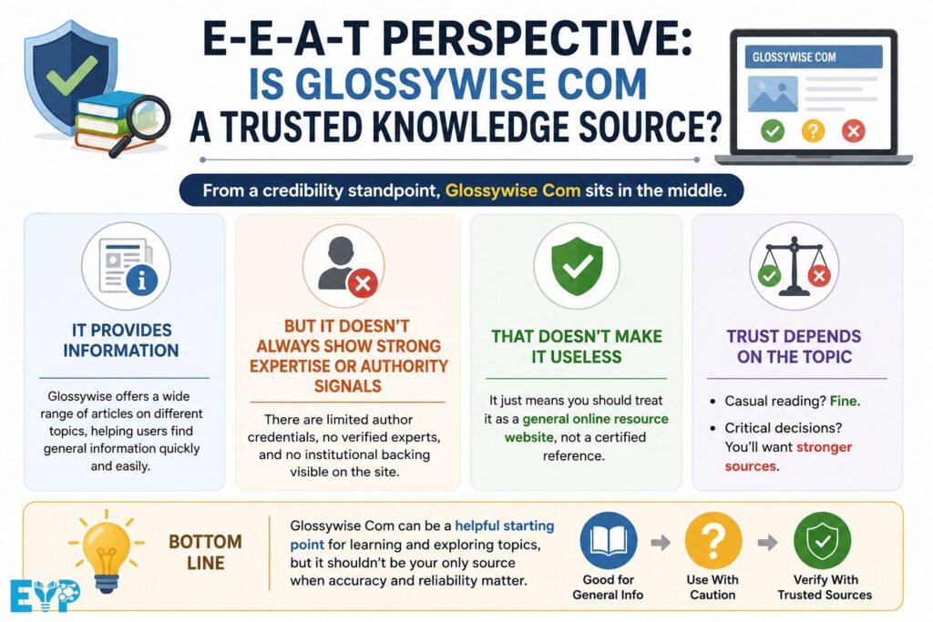 E E A T Perspective Is Glossywise Com a Trusted Knowledge Source