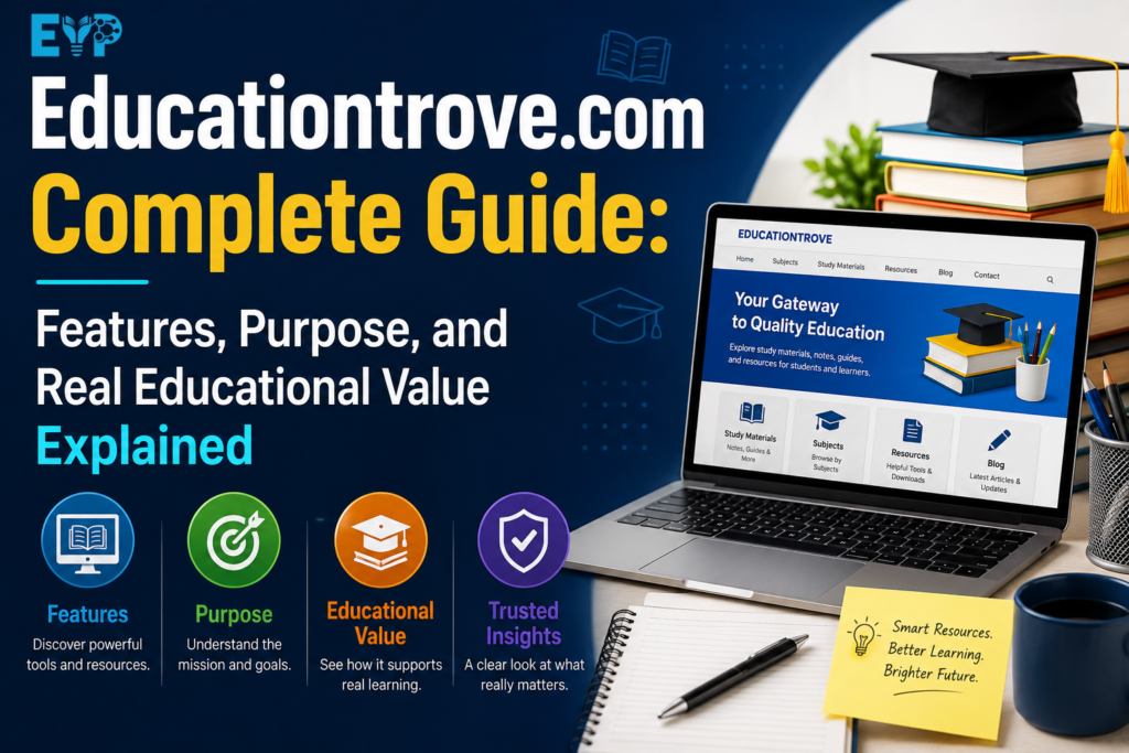 Educationtrove com Complete Guide Features, Purpose, and Real Educational Value Explained