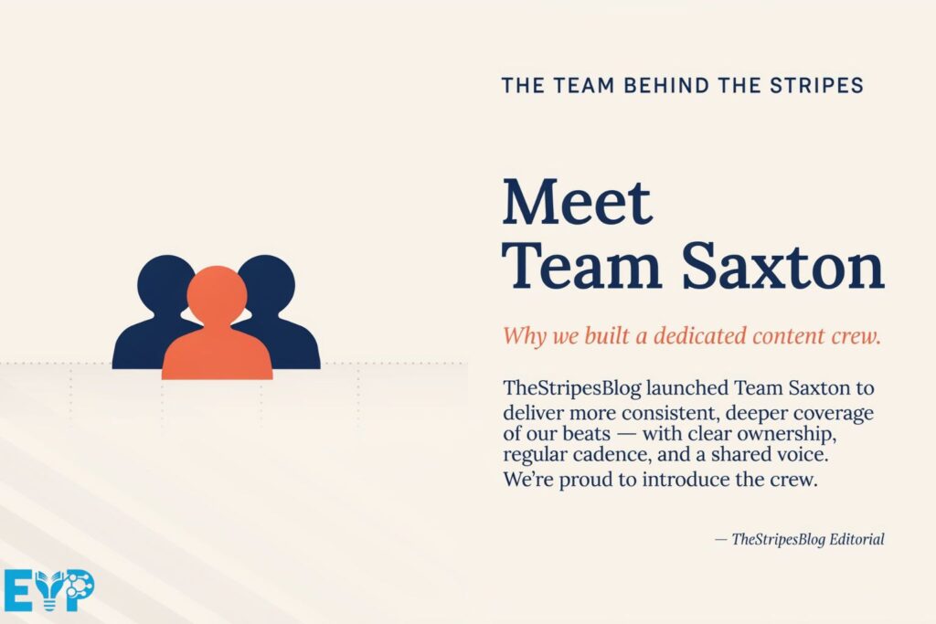 How Content Continuity is Maintained Inside Team Saxton TheStripesBlog