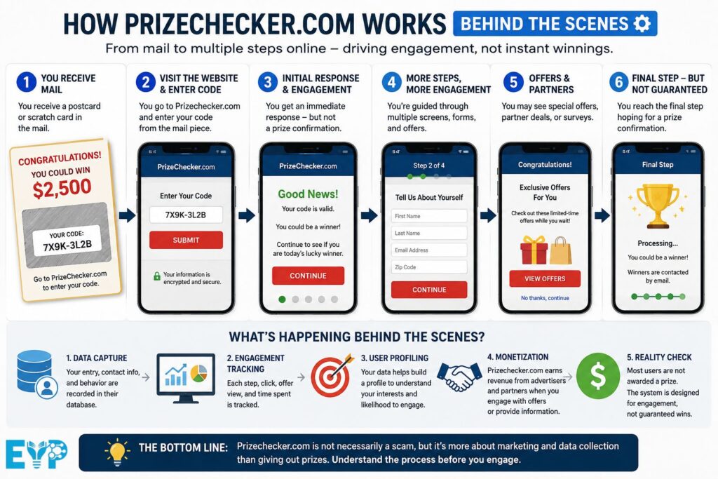 How Prizechecker.com Works Behind the Scenes