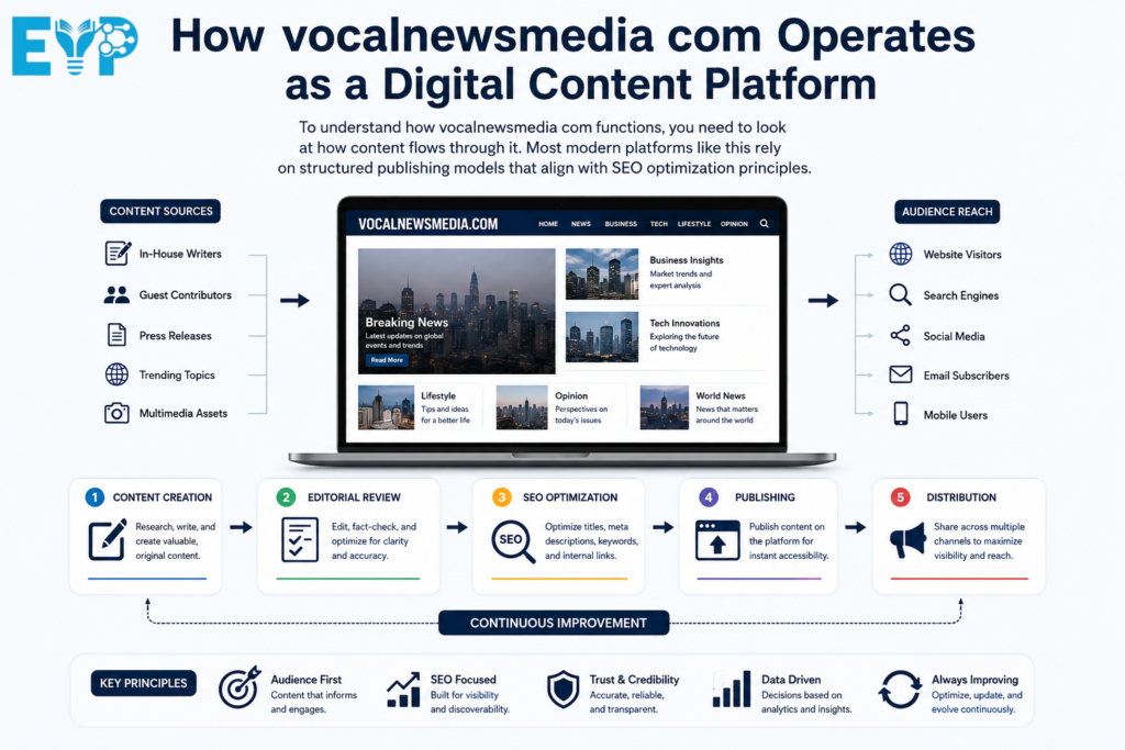 How vocalnewsmedia com Operates as a Digital Content Platform