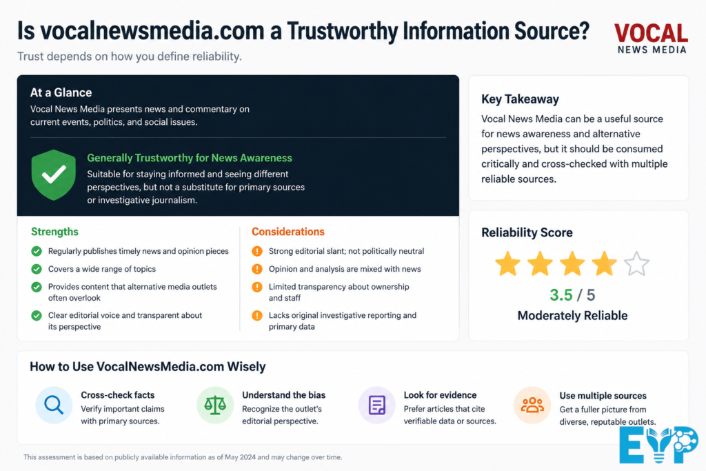 Is vocalnewsmedia com a Trustworthy Information Source