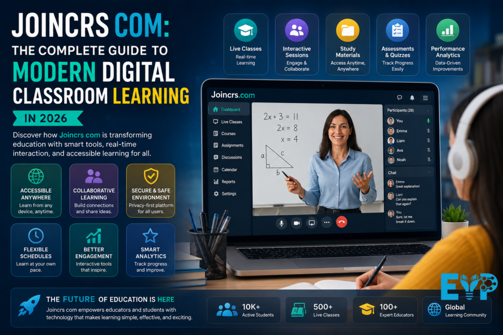 Joincrs-com-The-Complete-Guide-to-Modern-Digital-Classroom-Learning-in-2026