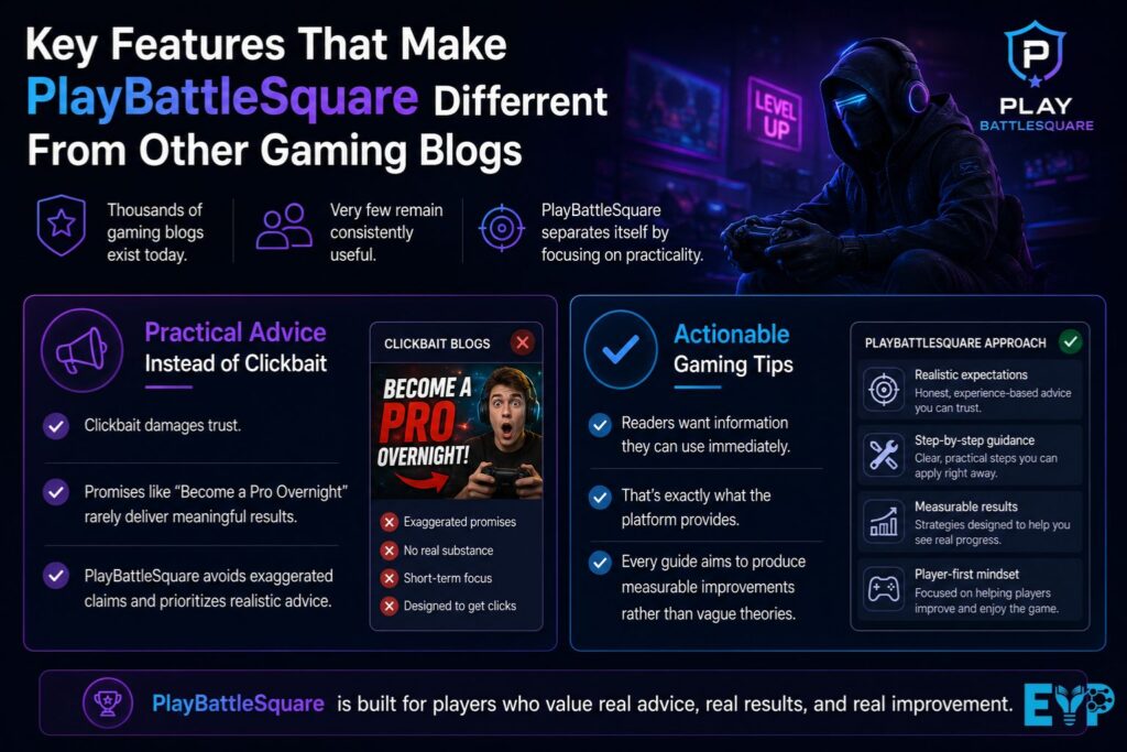 Key Features That Make PlayBattleSquare Different From Other Gaming Blogs