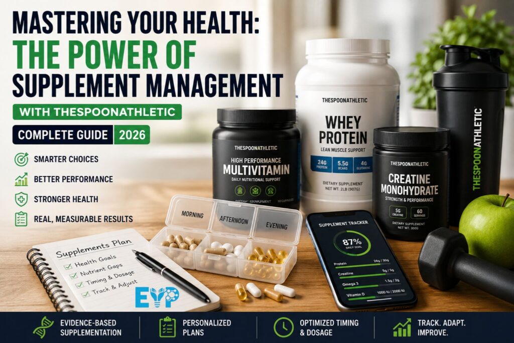 Mastering Your Health The Power of Supplement Management with TheSpoonAthletic (Complete Guide 2026)
