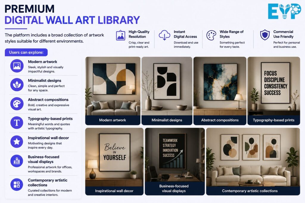 Premium Digital Wall Art Library