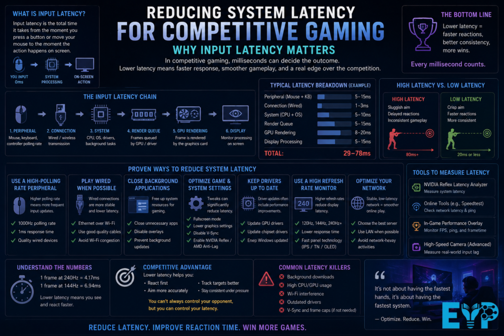 Reducing system latency for gaming performance