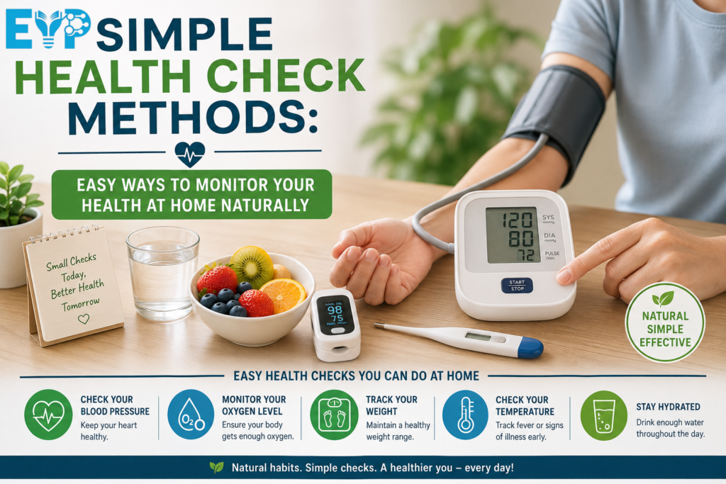 Simple Health Check Methods Easy Ways to Monitor Your Health at Home Naturally