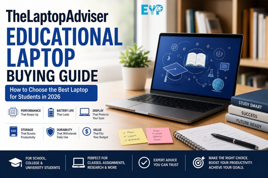 TheLaptopAdviser Educational Laptop Buying Guide How to Choose the Best Laptop for Students in 2026