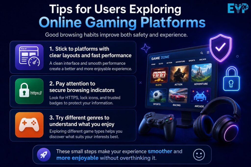 Tips for Users Exploring Online Gaming Platforms