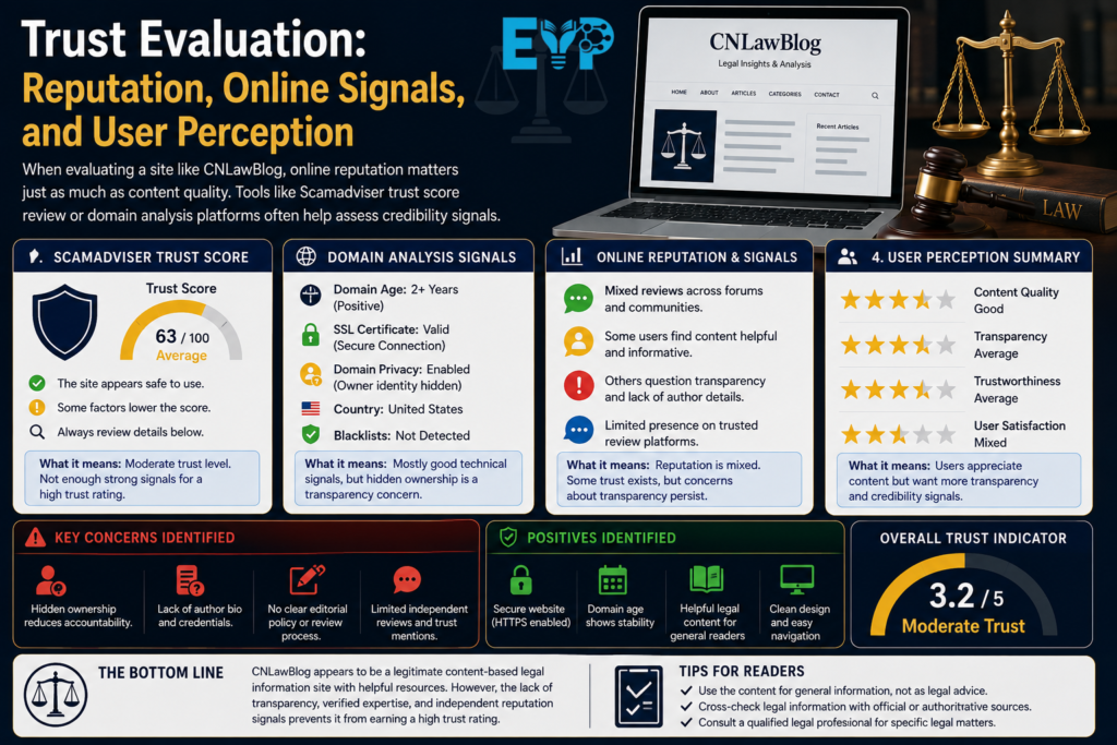 Trust Evaluation Reputation Online Signals and User Perception
