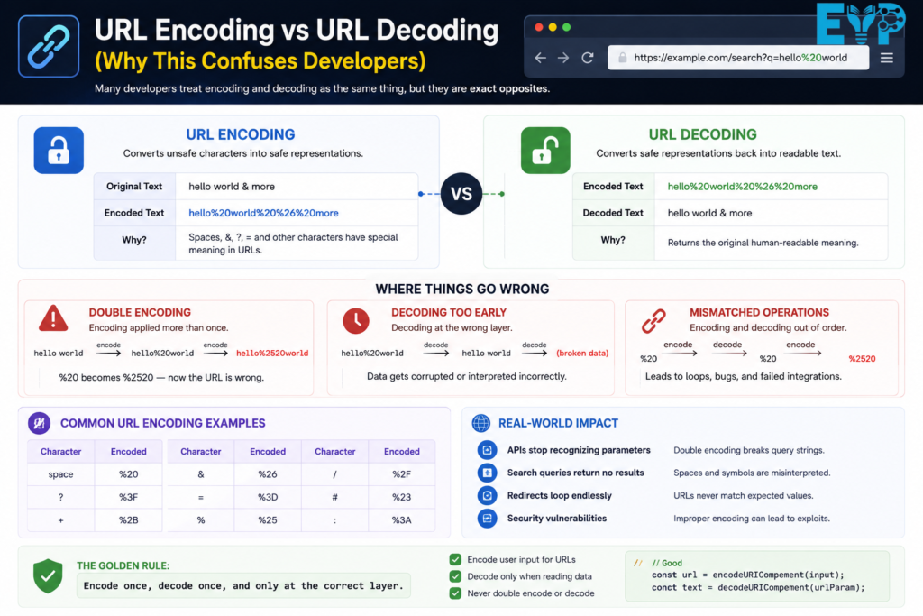 URL Encoding vs URL Decoding