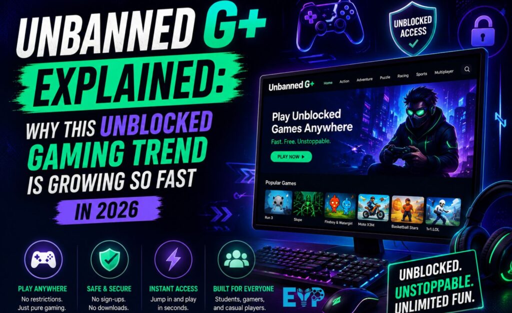 Unbanned G+ Explained Why This Unblocked Gaming Trend Is Growing So Fast in 2026