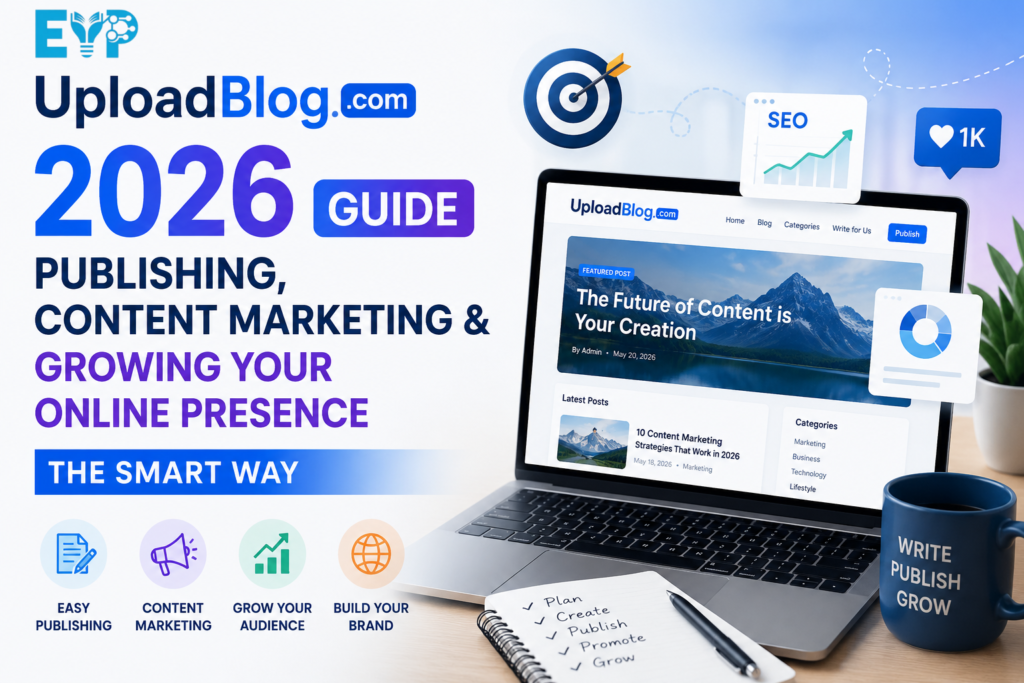 UploadBlog.com 2026 Guide Publishing, Content Marketing & Growing Your Online Presence the Smart Way