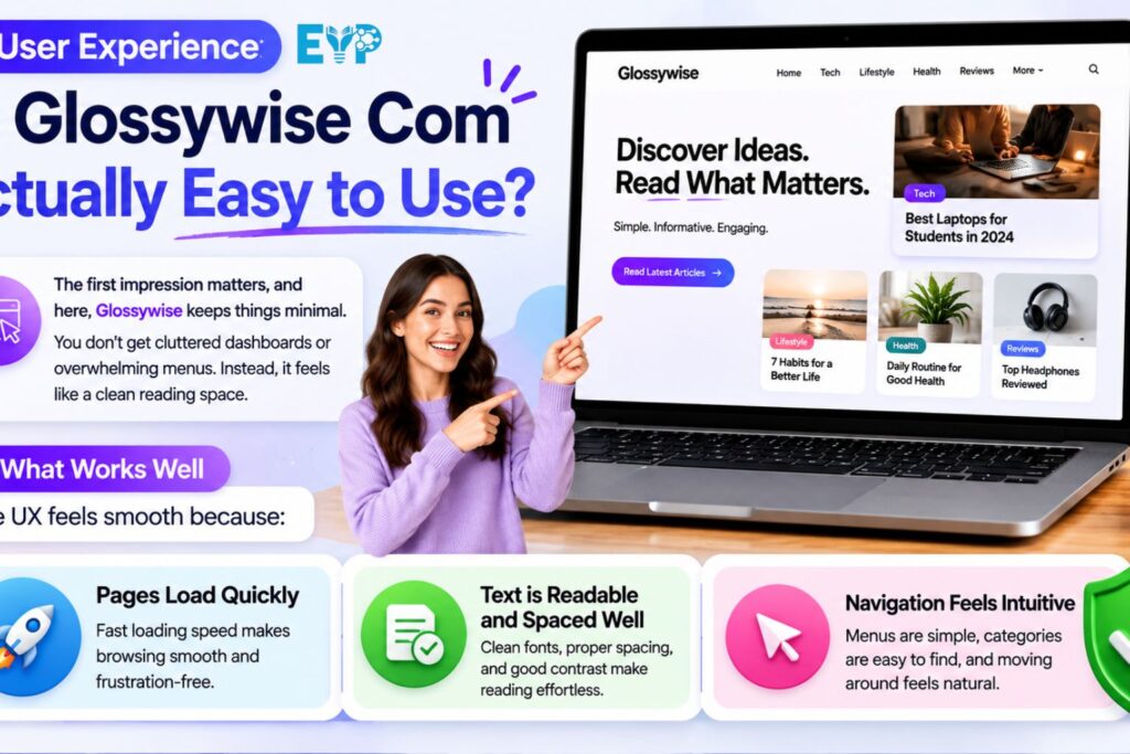 User Experience Is Glossywise Com Actually Easy to Use