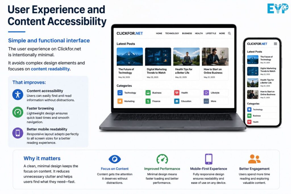 User Experience and Content Accessibility
