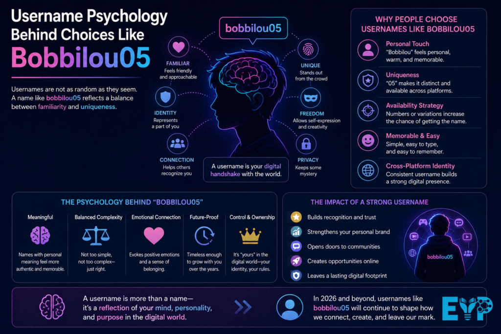Username Psychology Behind Choices Like Bobbilou05