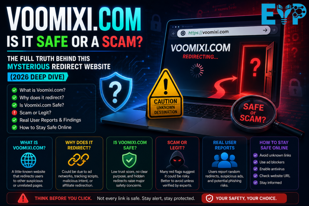 Voomixi com: Is It Safe or a Scam? The Full Truth Behind This Mysterious Redirect Website (2026 Deep Dive)