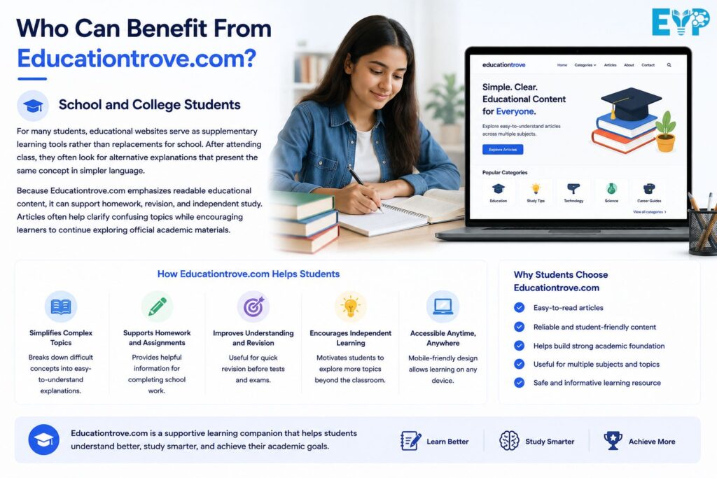 Who Can Benefit From Educationtrove com
