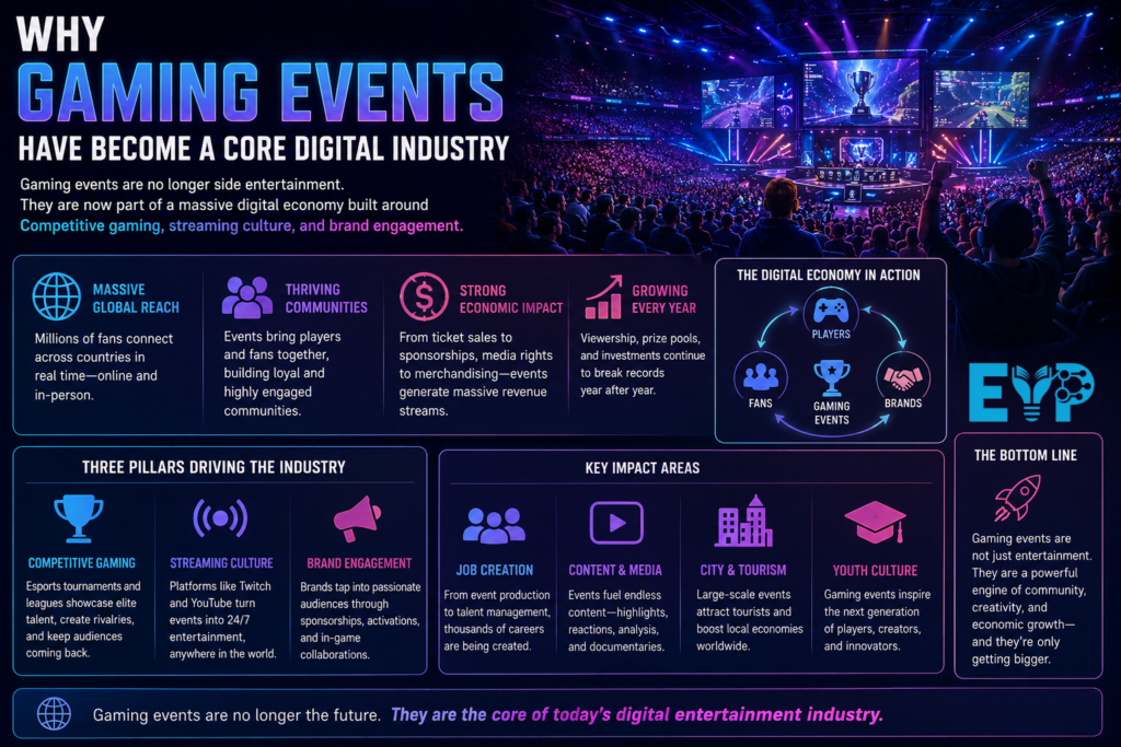 Why Gaming Events Have Become a Core Digital Industry