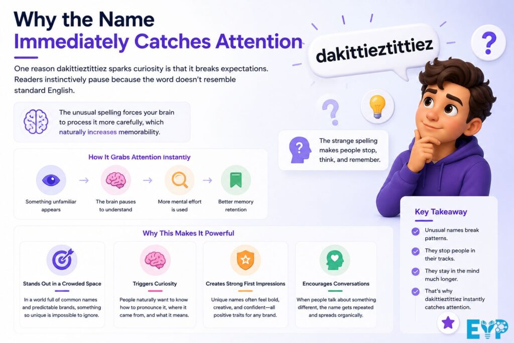 Why the Name Immediately Catches Attention