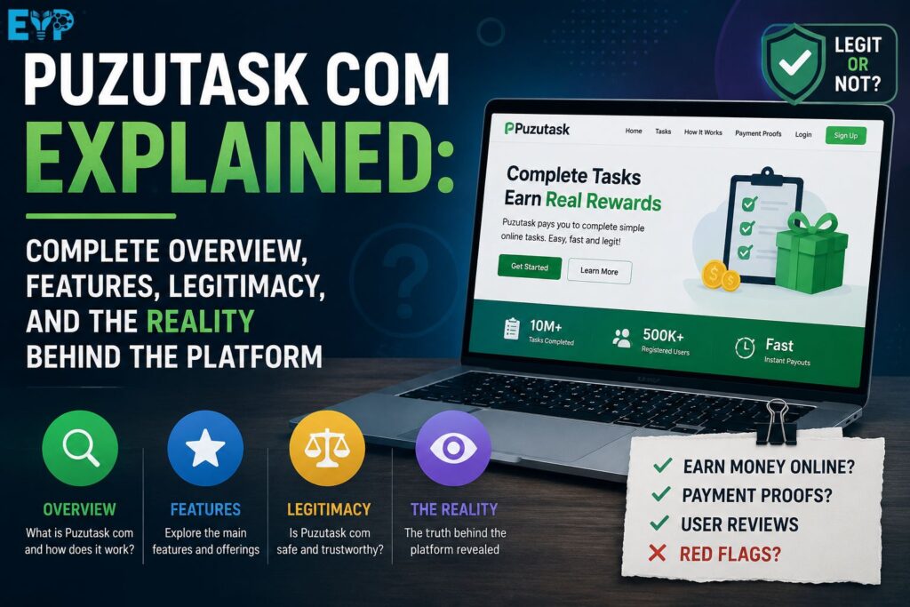 puzutask com Explained Complete Overview, Features, Legitimacy, and the Reality Behind the Platform