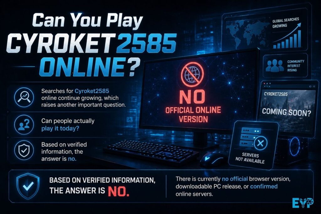 Can You Play Cyroket2585 Online