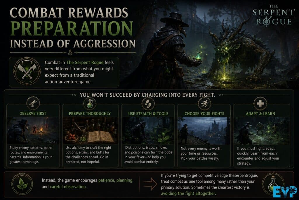 Combat Rewards Preparation Instead of Aggression