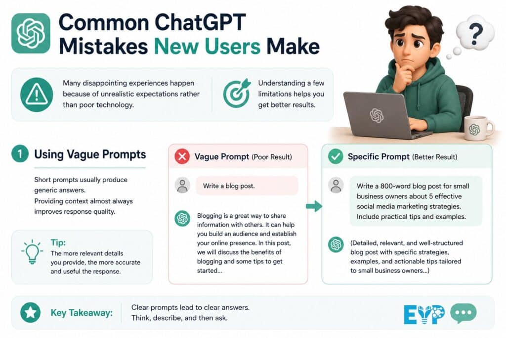 Common ChatGPT Mistakes New Users Make