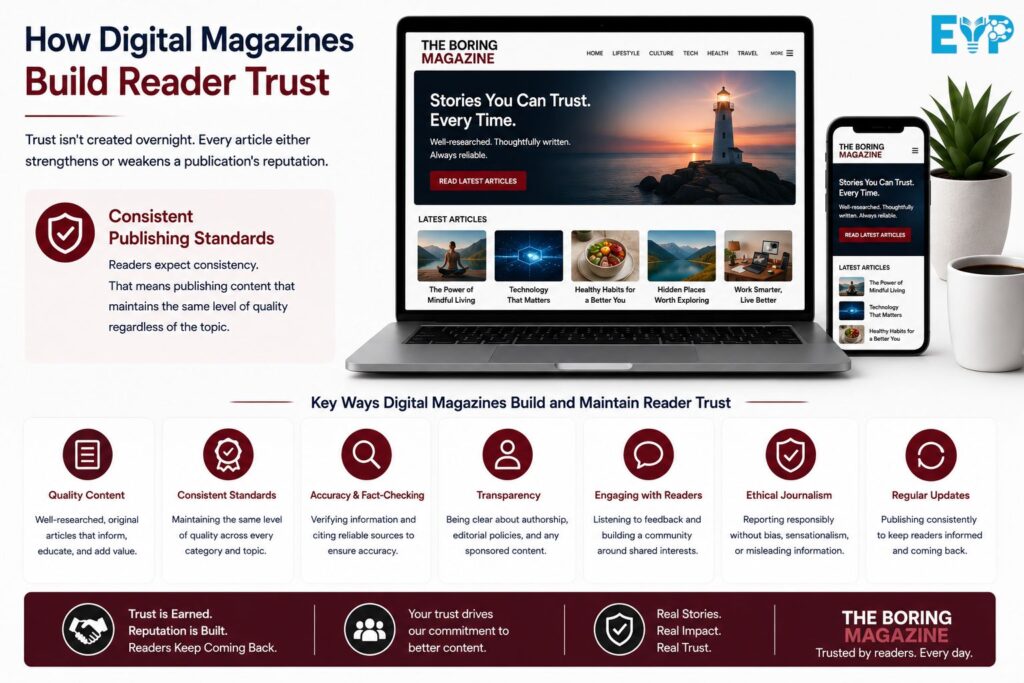 How Digital Magazines Build Reader Trust