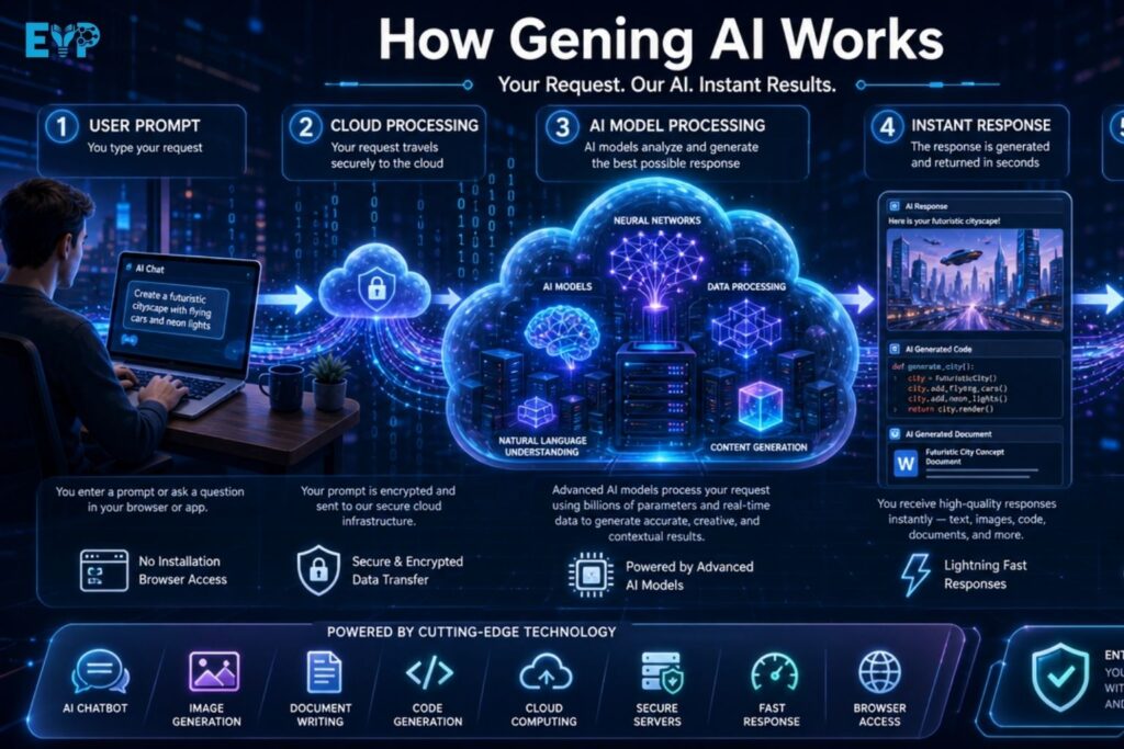 How Does Gening AI Work