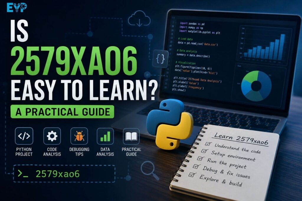 Is 2579xao6 Easy to Learn A Practical Guide to Understanding an Undocumented Python Project