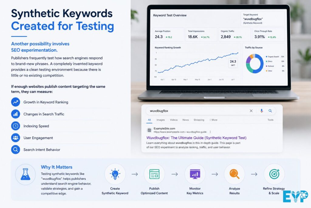 Synthetic Keywords Created for Testing
