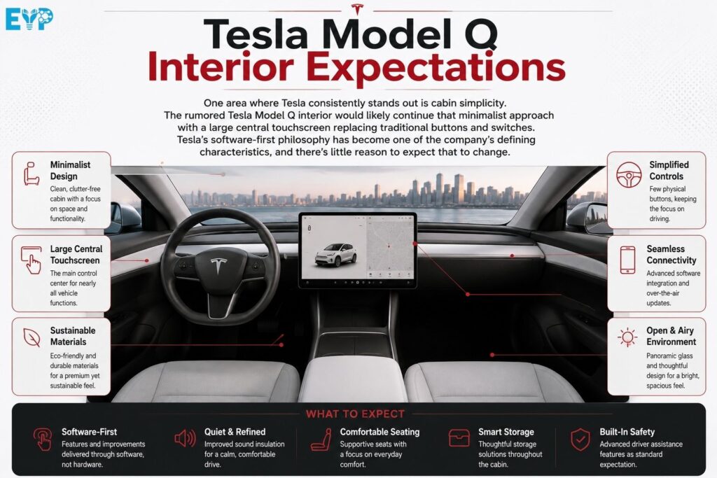 Tesla Model Q Interior Expectations