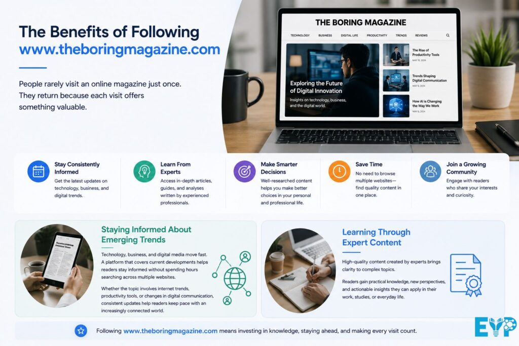 The Benefits of Following www theboringmagazine .com